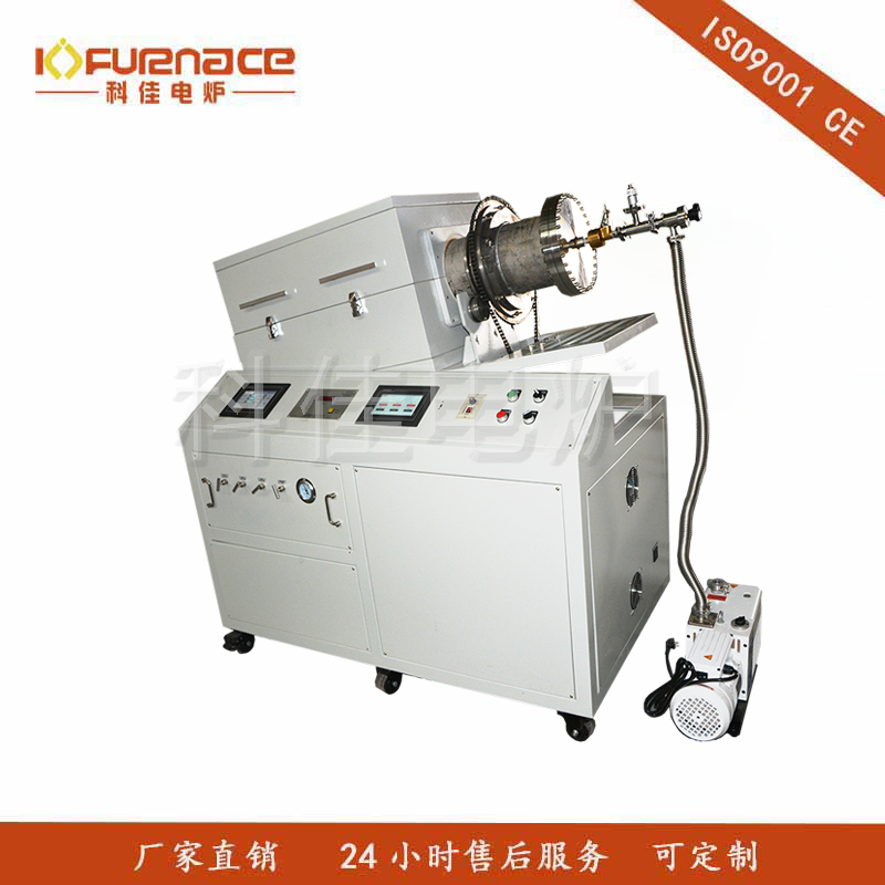 三溫區可傾斜旋轉管式爐